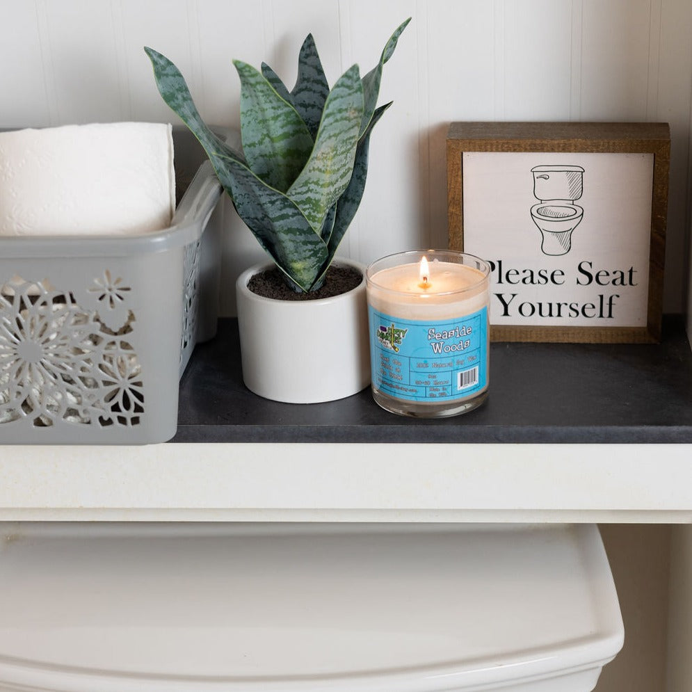 Dirty Dangles Hockey Candles - Seaside Woods