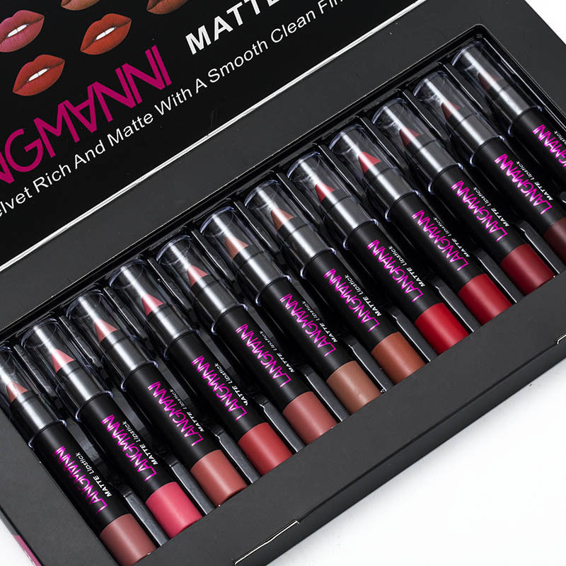 12 pc Luxe dozen lip wardrobe