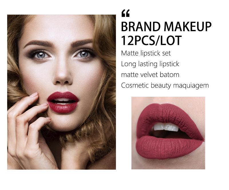 12 pc Luxe dozen lip wardrobe