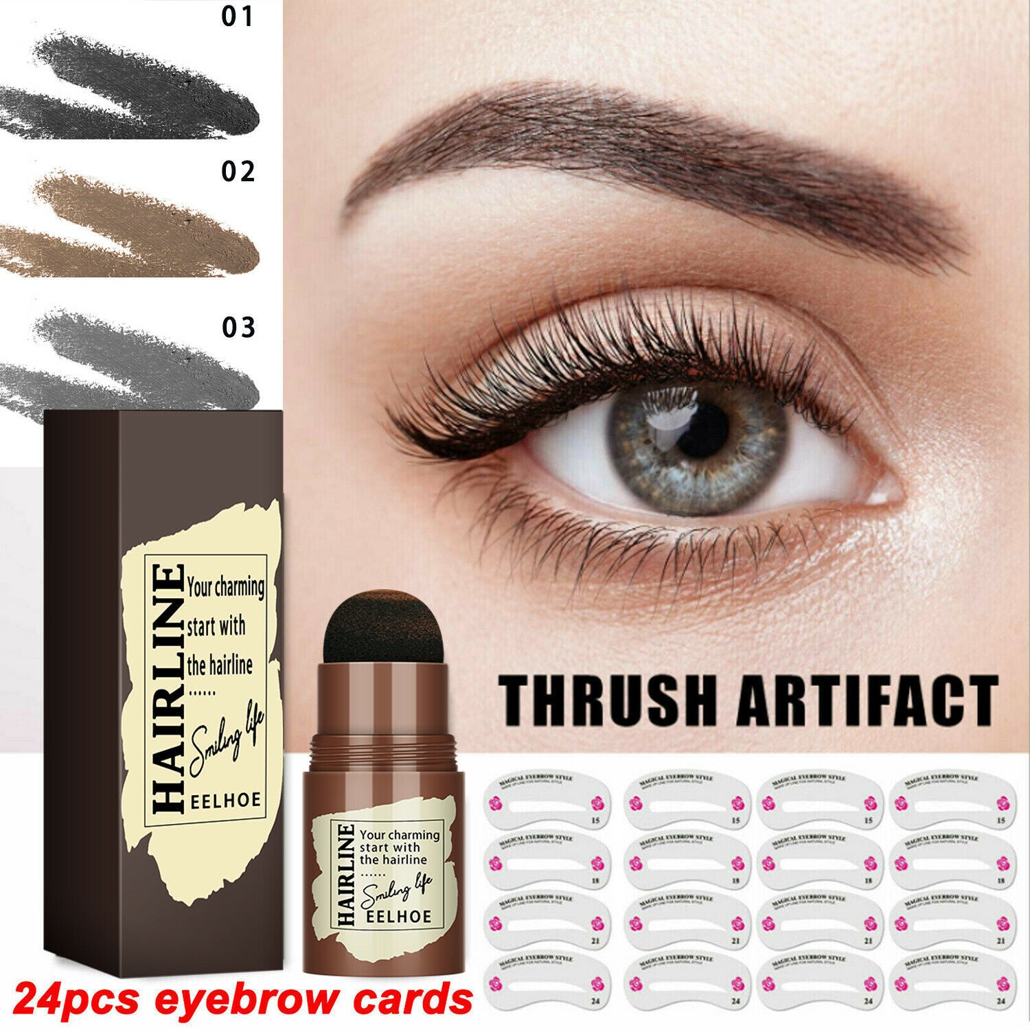 Perfect Brow Architect - 24pc stencil collection