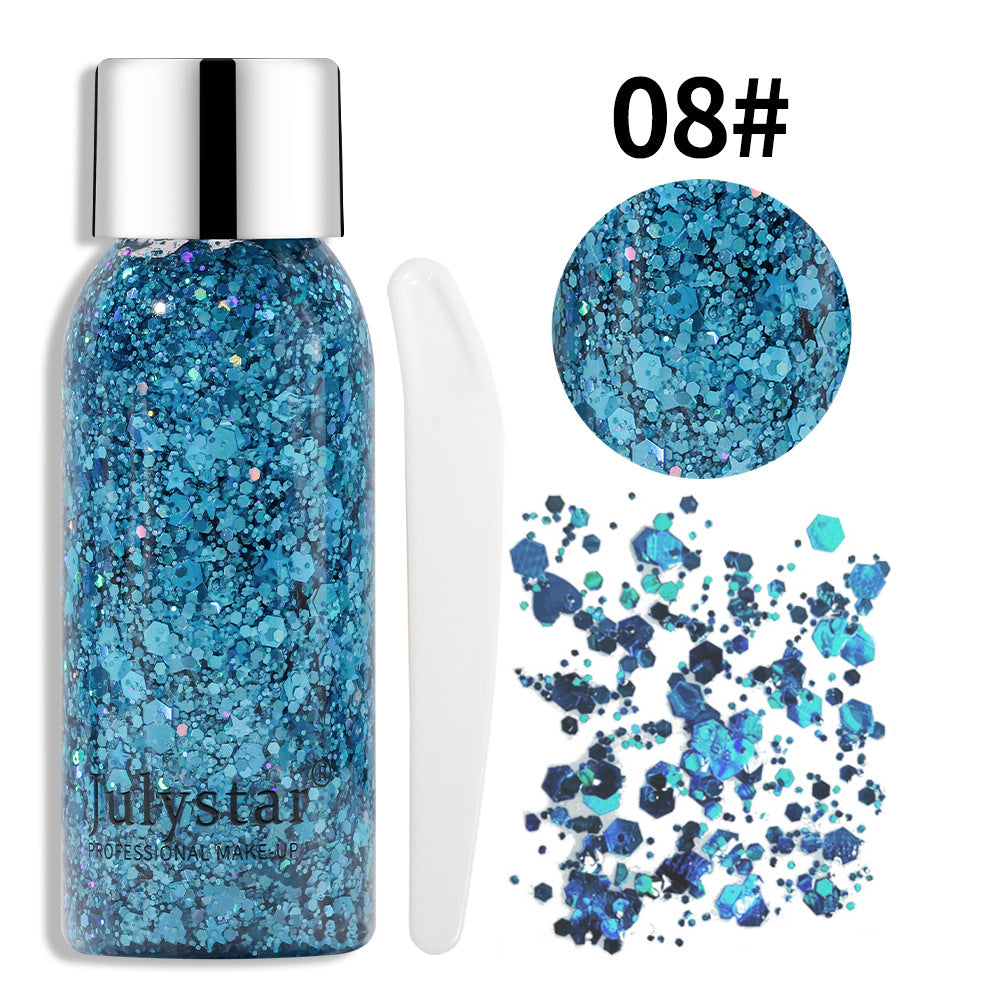 Beauty Colorful Stage Sequins Liquid Eye Shadow Facial Body Sequins