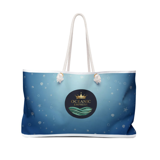 The Make-up Corner Blue Ocean Weekender Bag — Large Cosmetic Travel Tote