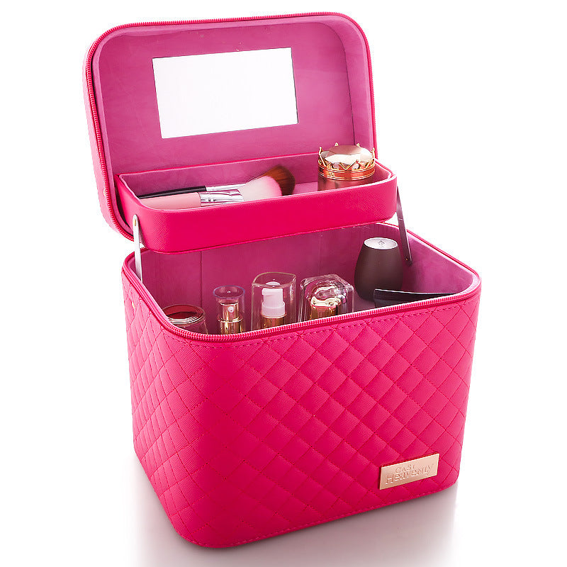 Large capacity multifunctional cosmetic bag