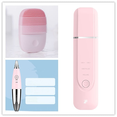 Pro beauty tools collection - advanced skincare devices cleansing , pore removal, exfoliating
