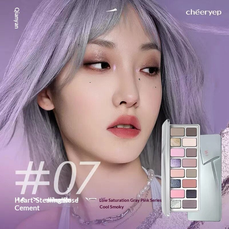 16-color Eyeshadow Palette Matte And Shimmer Finishes For Cosplay