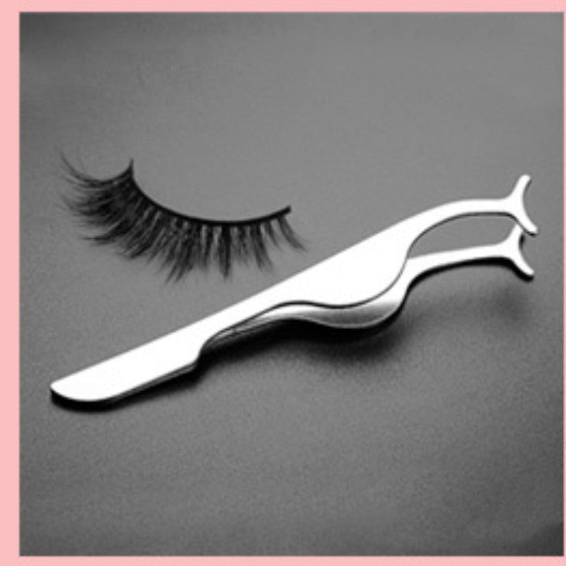 Semi-arc Steel Tooth Brow Groomer Eyelash Curler