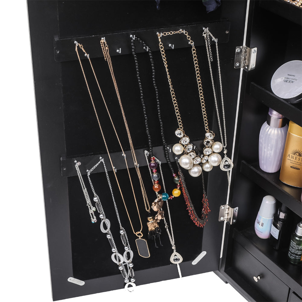 luxury mirror cabinet - jewelry storage and beauty solution