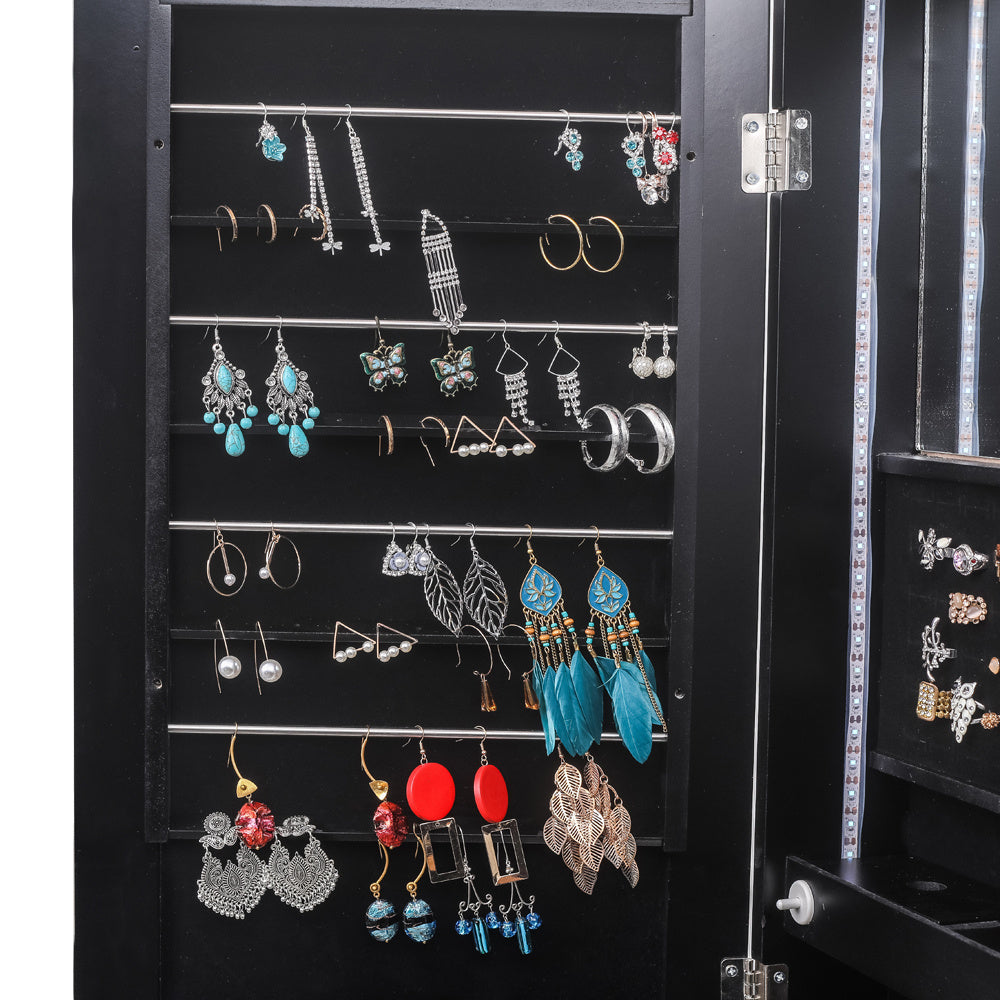 luxury mirror cabinet - jewelry storage and beauty solution
