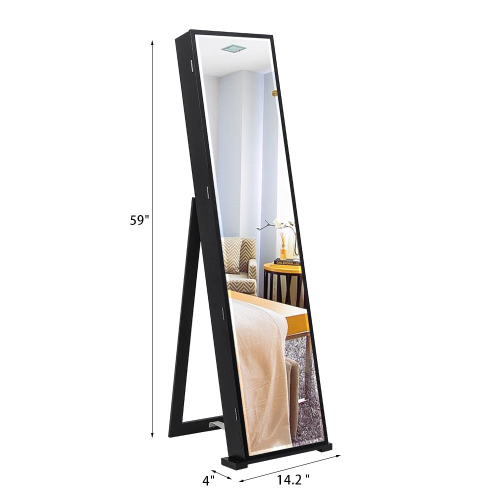 luxury mirror cabinet - jewelry storage and beauty solution