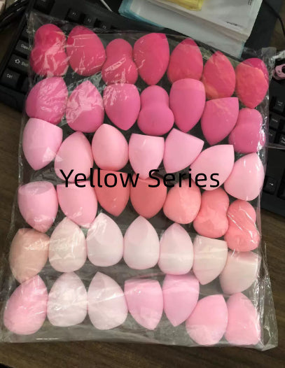 Super-soft Beauty Setnon-absorbent Cosmetic Cushion Puff Reusable Wet Or Dry Disposable Sponge