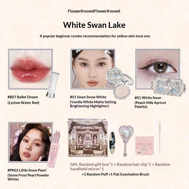 Lipstick Blush And Eyeshadow Palette Makeup Beauty Enhancing Gift Set