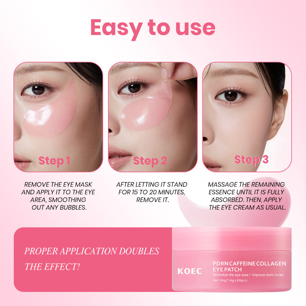 Collagen Caffeine Hydrating And Moisturizing Eye Mask