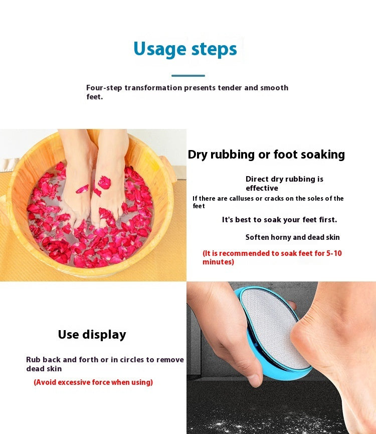 Mango-shaped Exfoliating Scrub Artifact Pedicure Device