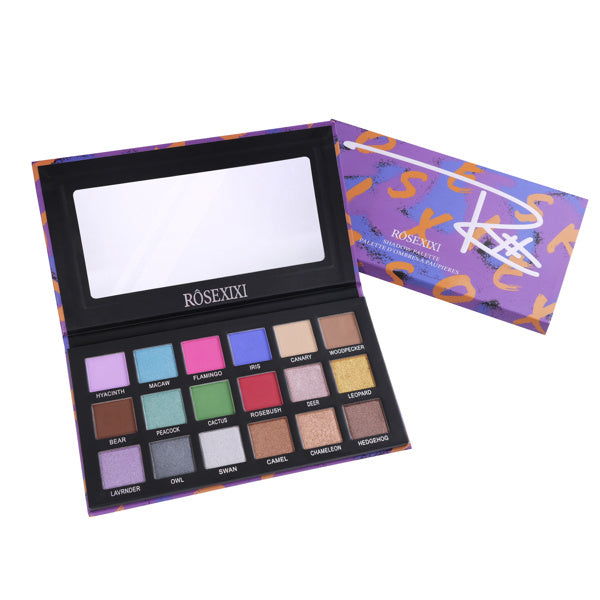 Rosexixi 18 Shade Eyeshadow Palette - Not Available For Delivery On Weekends