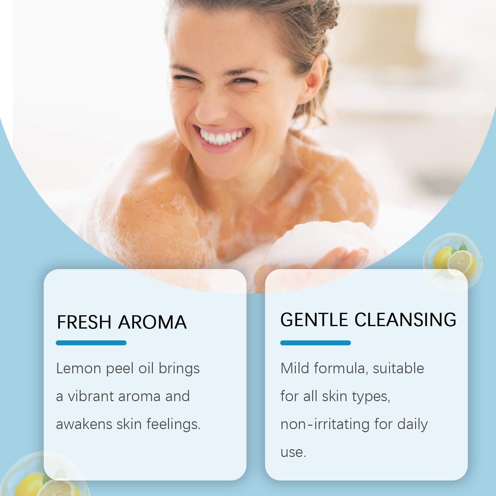 OceAura Lemon Turmeric Essential Oil Soap Cleanses The Skin's Pores And Cares For Radiant Skin, Body Bath Soap