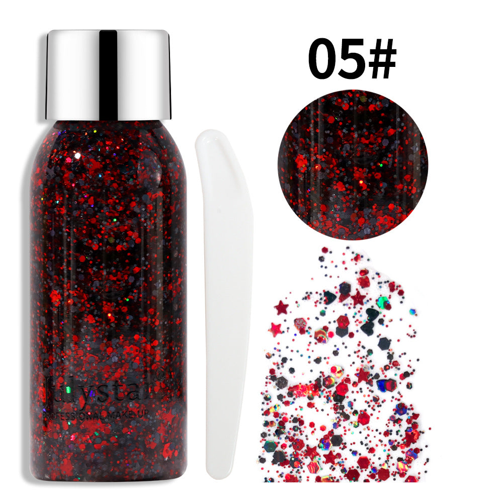 Beauty Colorful Stage Sequins Liquid Eye Shadow Facial Body Sequins