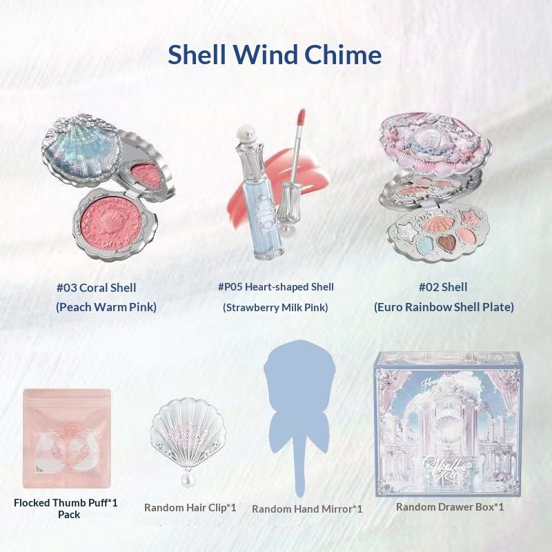 Lipstick Blush And Eyeshadow Palette Makeup Beauty Enhancing Gift Set