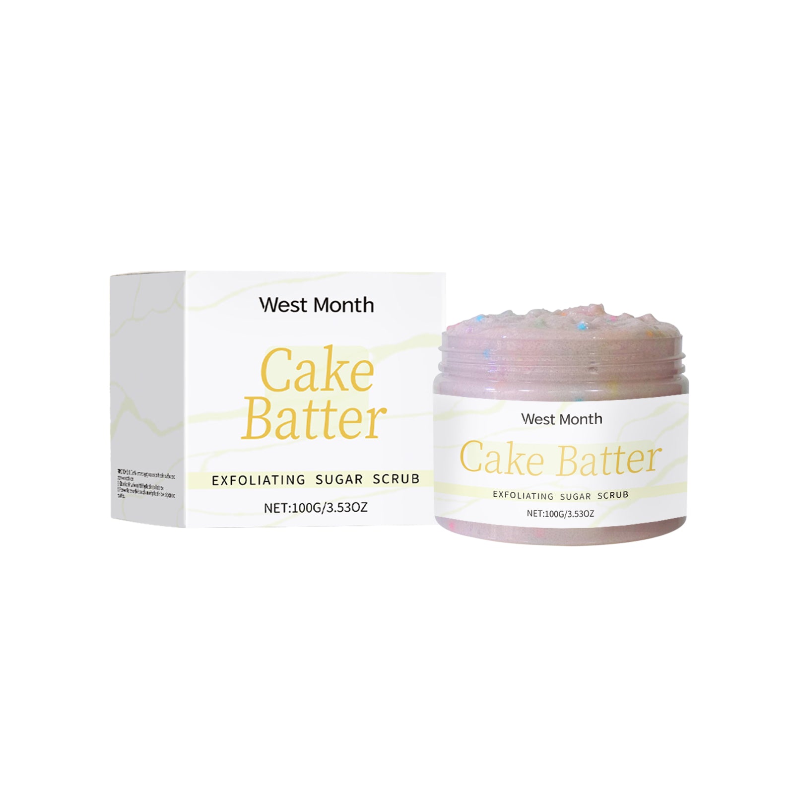 West Month Exfoliating Scrub, Gentle Exfoliating Dead Skin Hydrating Exfoliating Scrub