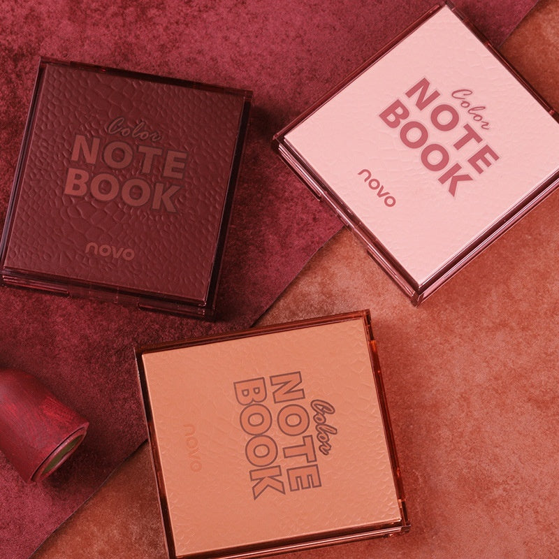 Nine Colors Matte Shimmer Sequins Earth Color Thin And Glittering Eye Shadow Plate