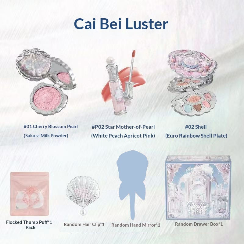 Lipstick Blush And Eyeshadow Palette Makeup Beauty Enhancing Gift Set