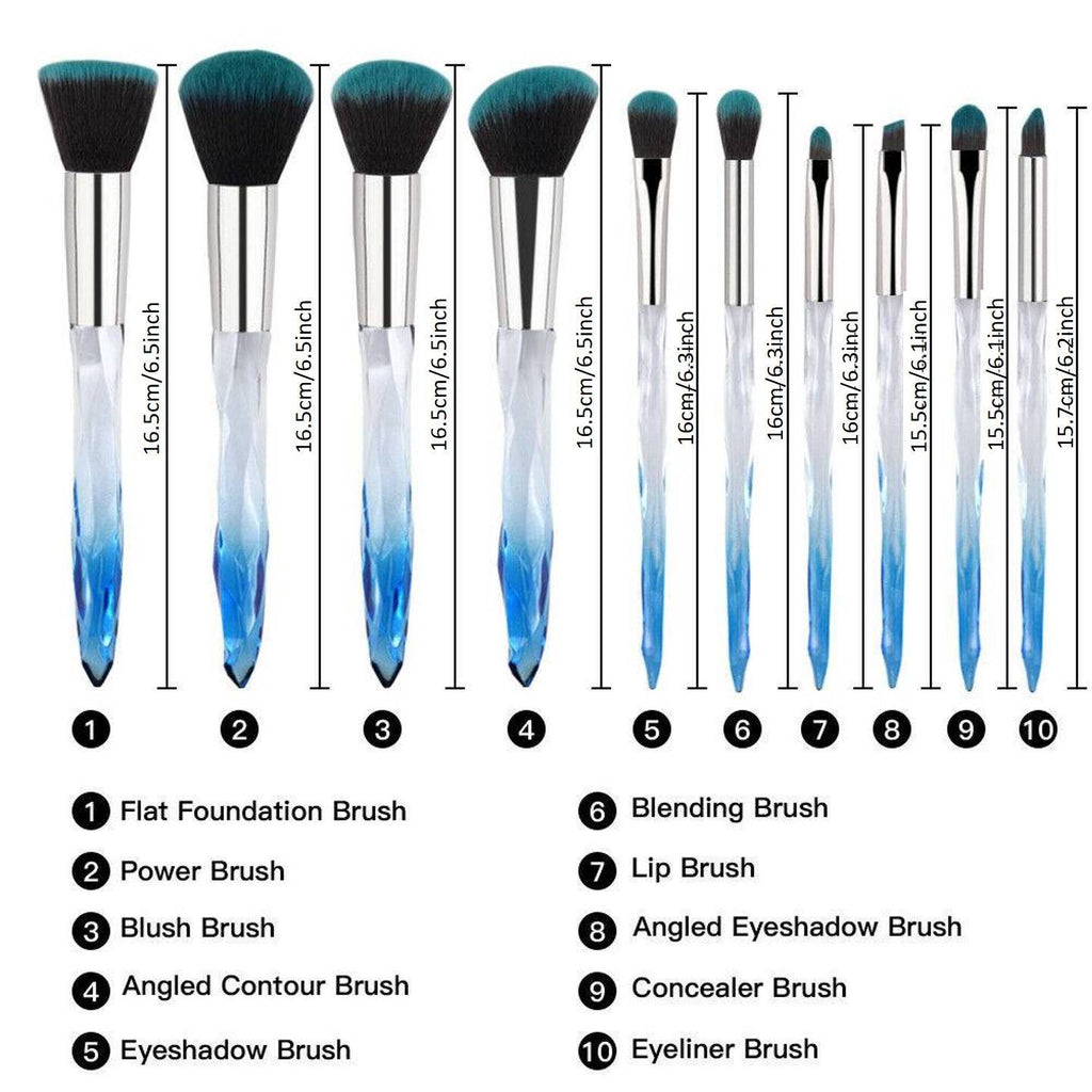 Crystal Azure collection- 10 pc professional set
