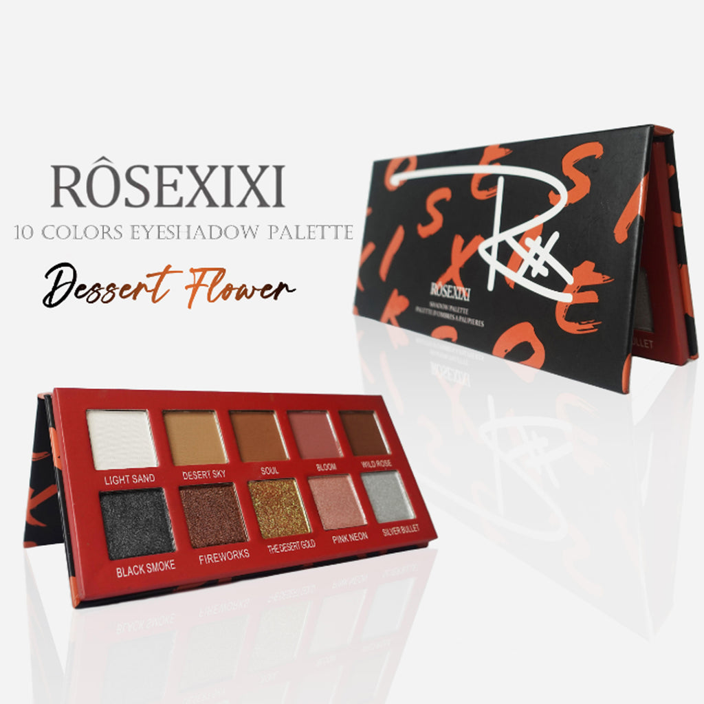 Rosexixi 10 Color Eye Shadow Plate