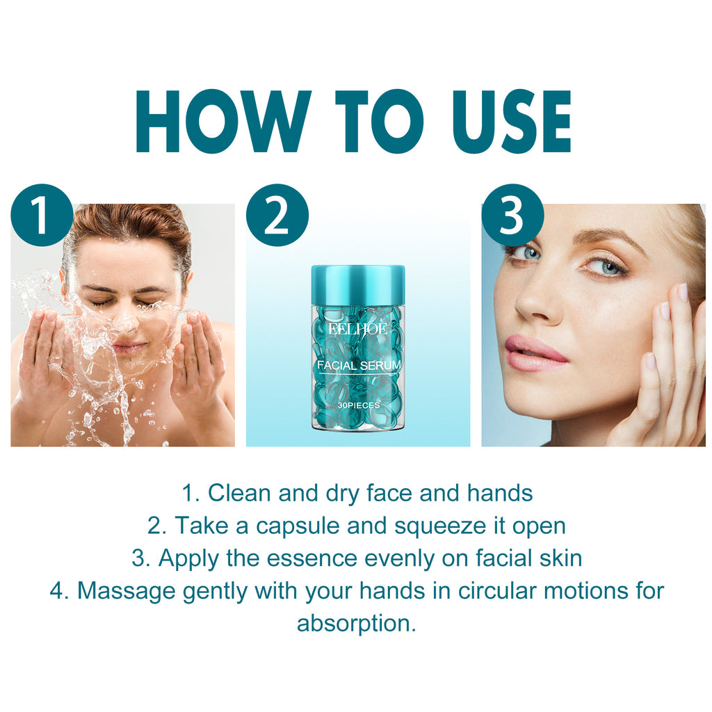 EELHOE B5 Facial Capsule Essence Reduces Fine Lines, Raised Lines, Sagging, Firming, Lifting And Moisturizing The Face