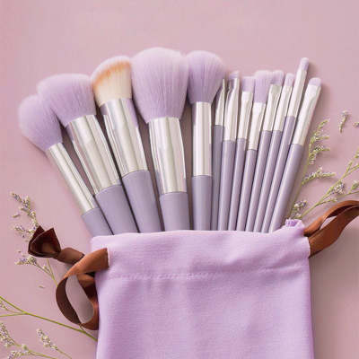 Purpleflower Holly Leaf 13 Makeup Brushes Super Soft Eye Shadow Brush Tool Outfit