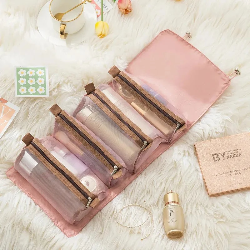 4 In 1 Storage Bag,Horizontal Square Function Dustproof Storage, Applicable Scenes Bedroom Living Room Travel Storage Scenes Travel Storage, Makeup Storage, Bathroom Storage, Toiletries