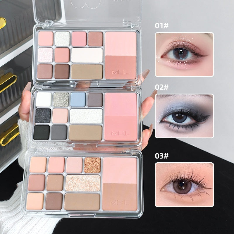 Love At First Sight All-in-One Powder Palette 12 Shades For Everyday AutumnWinter Makeup