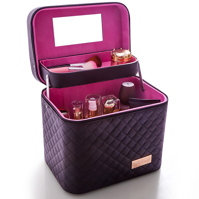 Large capacity multifunctional cosmetic bag