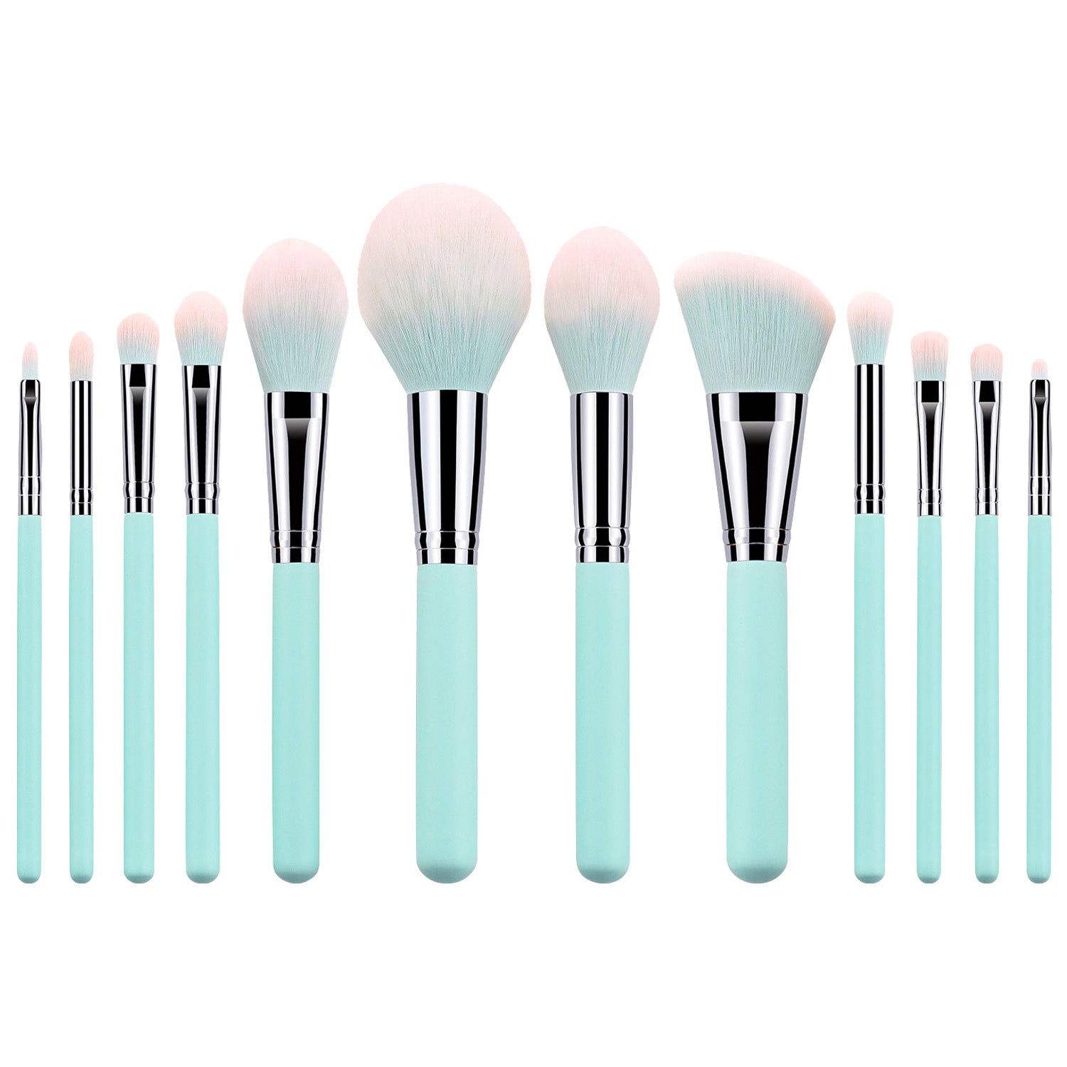 Light Blue Handle Makeup Soft Soft Hair Foundation Eye Shadow Brush