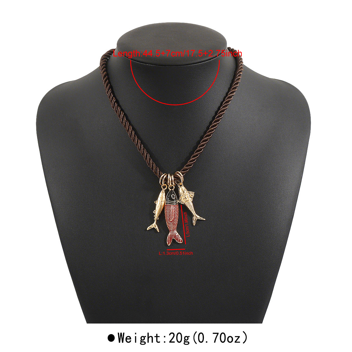 Ocean Wind Hand-knit Necklace