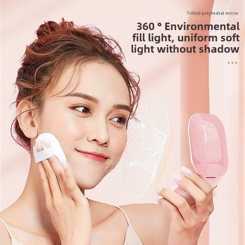 Smart Glow Travel Mirror - 3 light compact