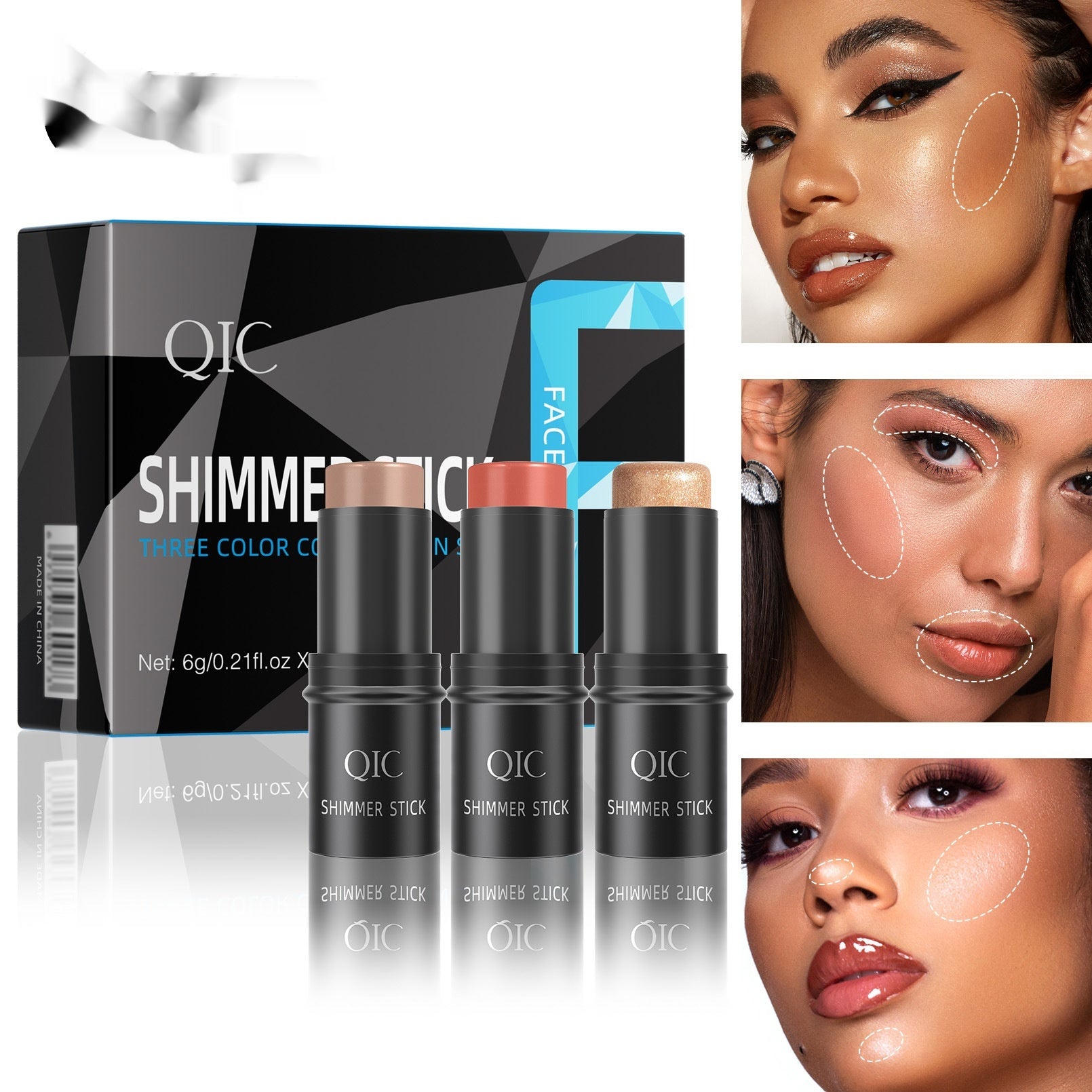 Repair Stick Cover Highlight Brightening Outline Highlighting Stick