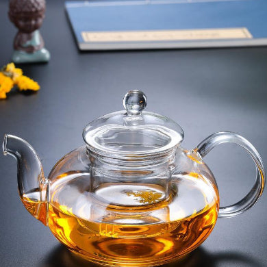 Glass Tea Set Scented Teapot High Temperature Resistant Tea Brewing Pot Large Capacity Tea Cooker