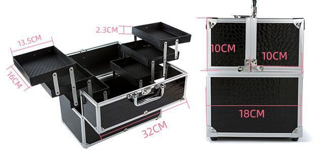 Multi-layer Portable Large Capacity Aluminum Alloy Storage Box