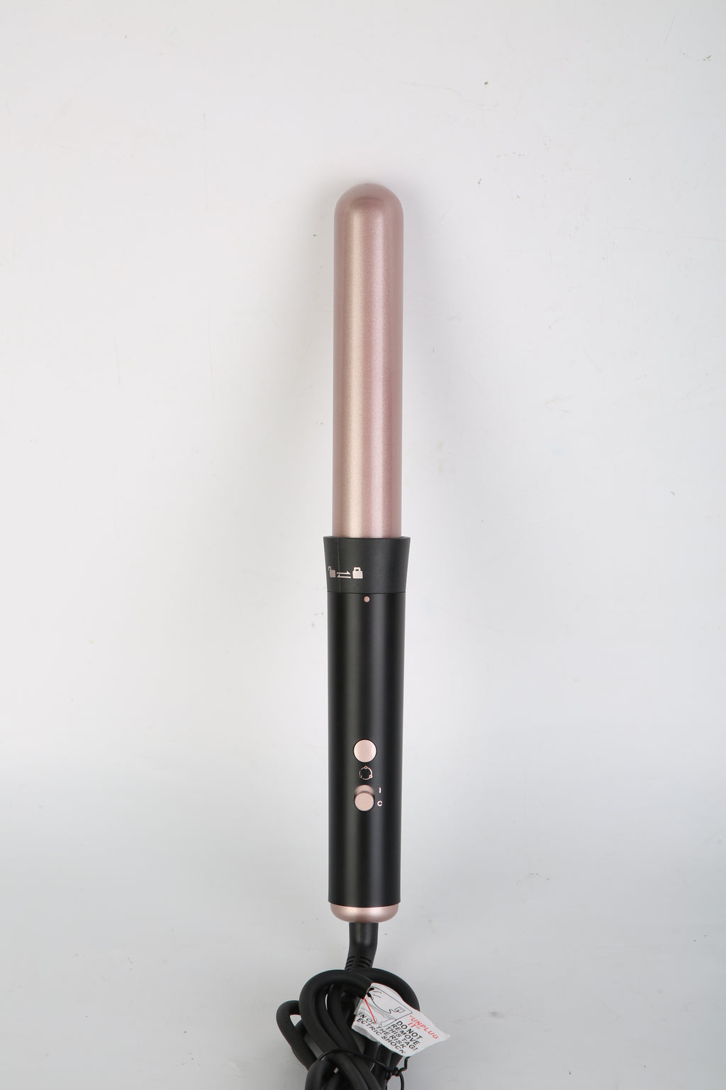 2 Type Options--1Pc 5 In 1 Curling Wand Hair Curling Iron Brush Anti-Tangle Hair Thermal Brush Curler With 4 Heating Levels 360 Degree Rotatable Cable 5 Interchangeable Barrels 2 Clips 1H Auto Off