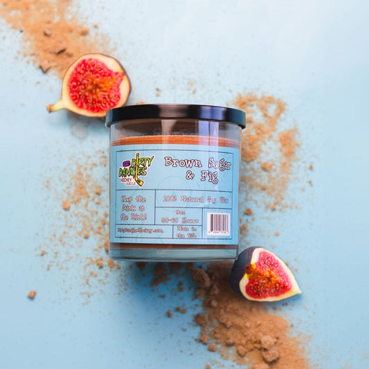 Dirty Dangles Hockey Candles - Brown Sugar and Fig