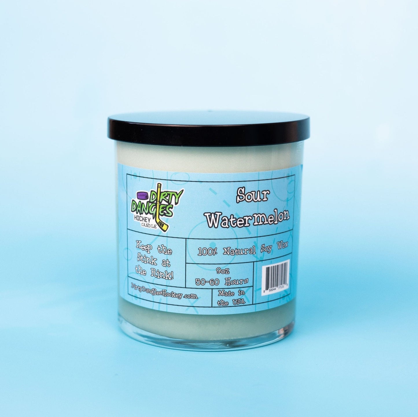 Dirty Dangles Hockey Candles - Sour Watermelon