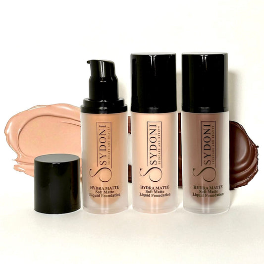 MOST LOVED! HYDRA MATTE SOFT MATTE LIQUID FOUNDATION 1.1 FL. OZ. (24 SHADES)
