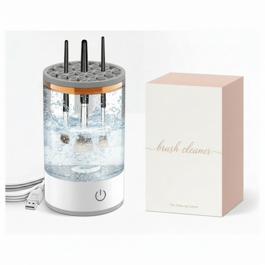 Makeup Brush Cleaner Automatic Rotating Makeup Brush Cleaner USB Portable Electric Cosmetic Makeup Brush Rotary Washing Machine