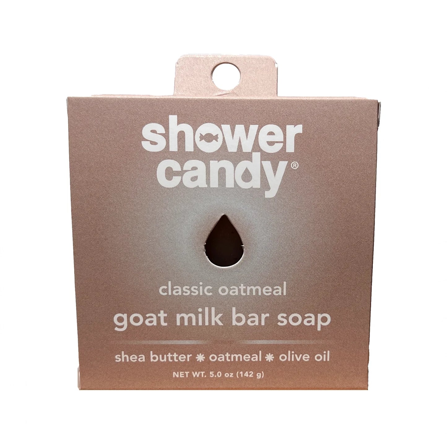 Shower Candy Classic Oatmeal Goat Milk Bar Soap – Gentle Hydrating Cleanse