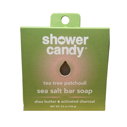 Shower Candy Tea Tree Patchouli Bar Soap – Purifying Olive Oil Cleanse