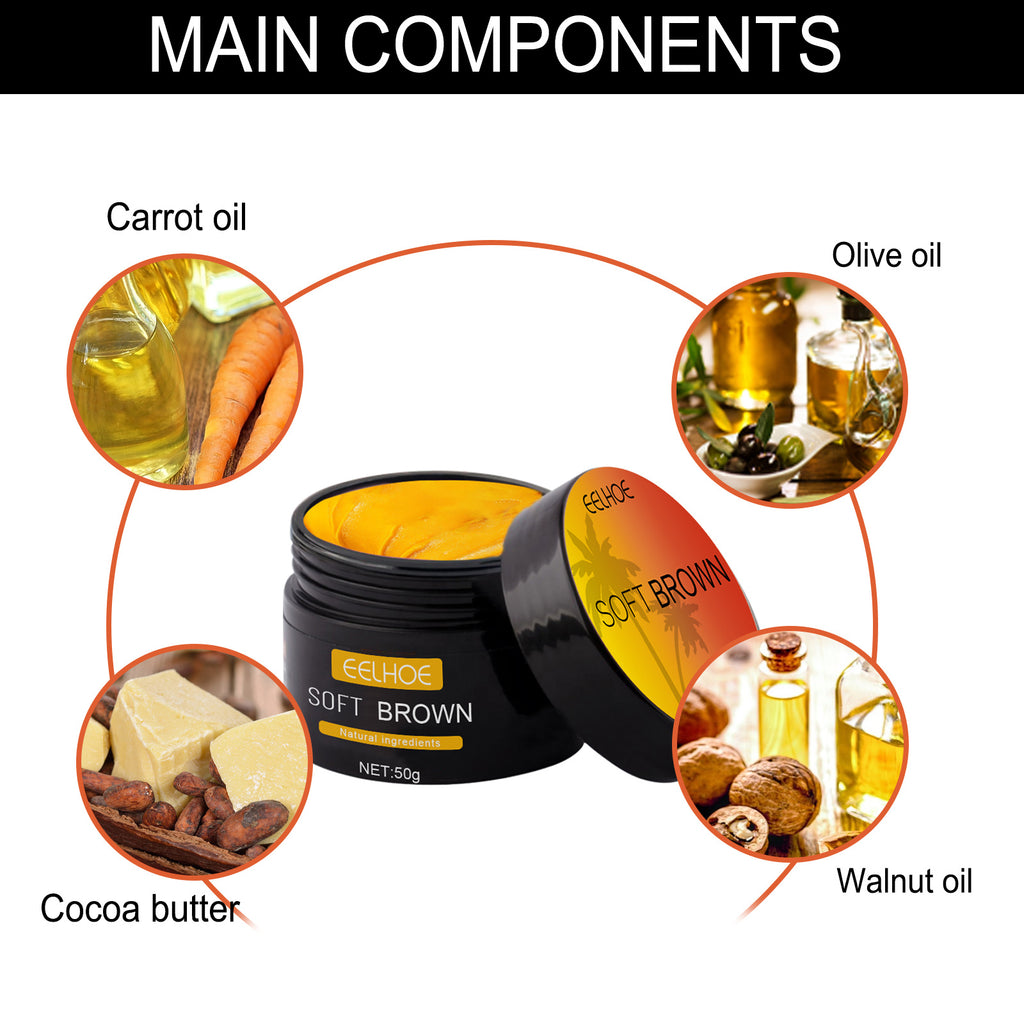 EELHOE Aloe Vera Gel Tanning Aid Cream Summer Beach Bronzing Tanning Aid Sunscreen Skin Sunburn Repair Gel