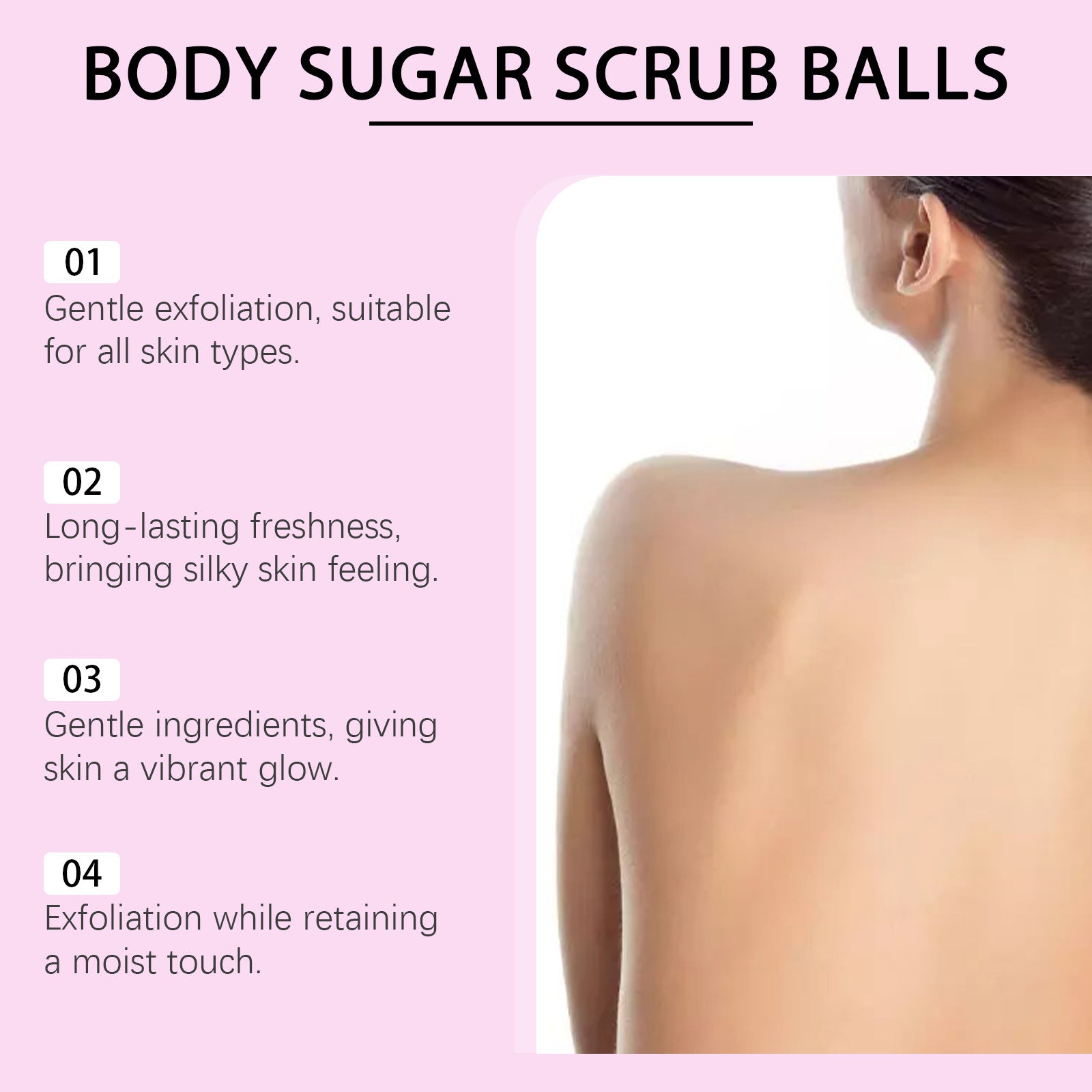 OCEAURA Exfoliating Dull Polish Bead Gentle Cleansing Care Silky Skin Soft Moisturizing Dull Polish Bead