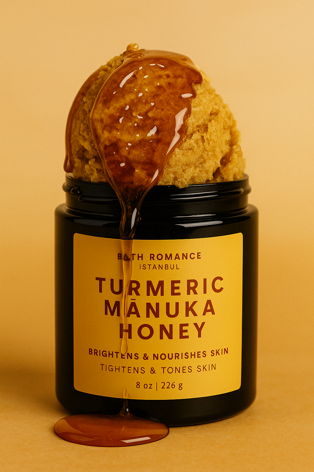 iconic sunglow (turmeric + mānuka honey body polish)