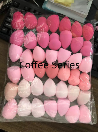 Super-soft Beauty Setnon-absorbent Cosmetic Cushion Puff Reusable Wet Or Dry Disposable Sponge