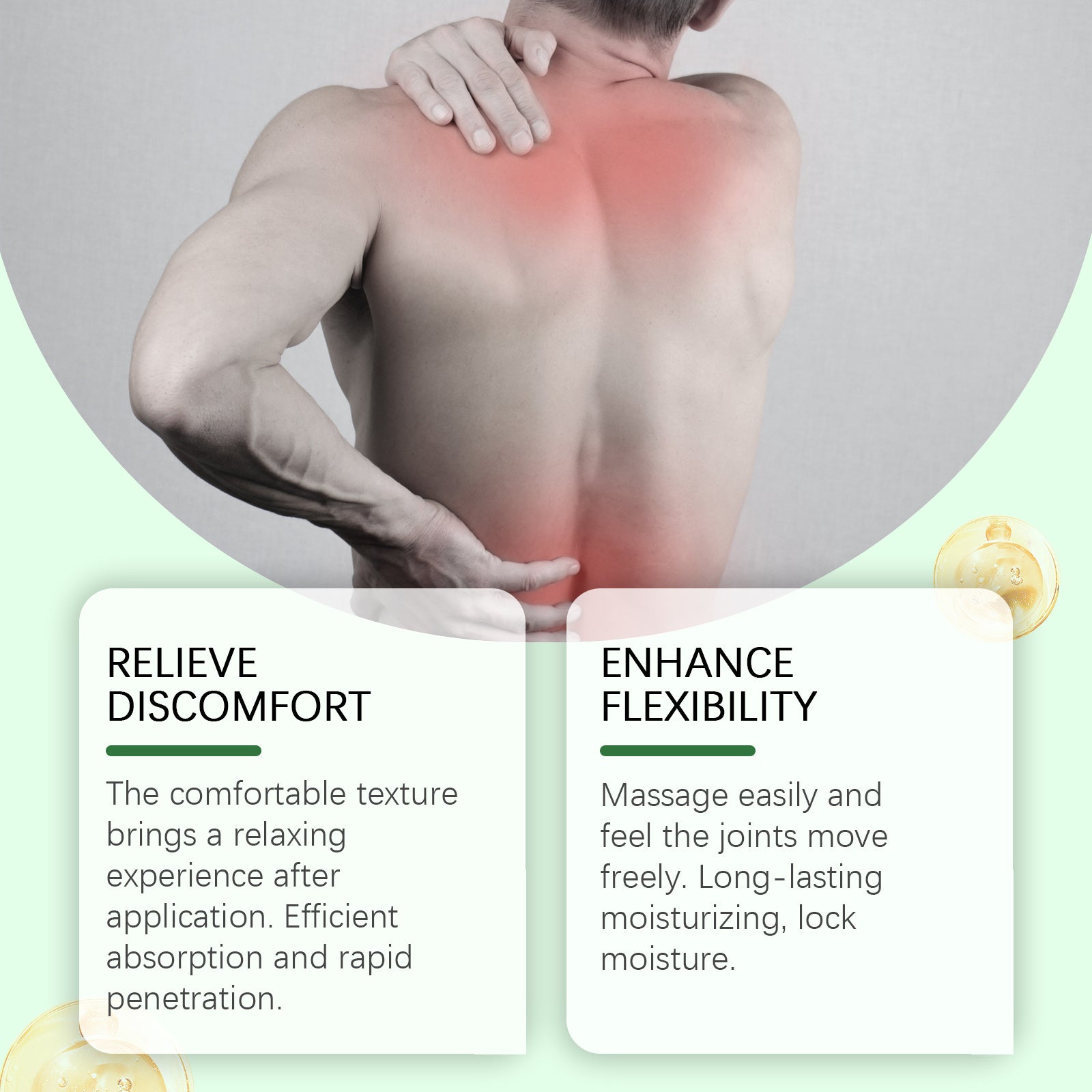 OceAura Herbal Joint Care Cream Daily External Care For Knee Joints Herbal Massage Cream