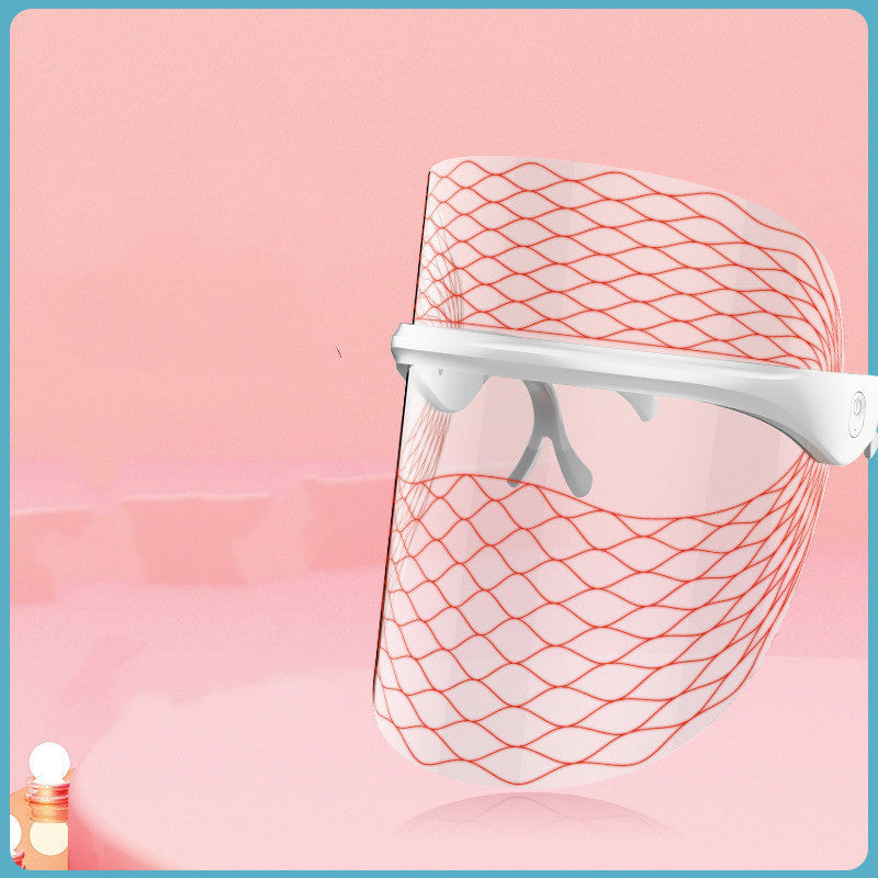 Rechargeable LED Seven-color Touch Color Light Mask Beauty Mask Photon Rejuvenation Spectrometer